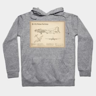 Boeing B-17 Flying Fortress Bomber - SD Hoodie